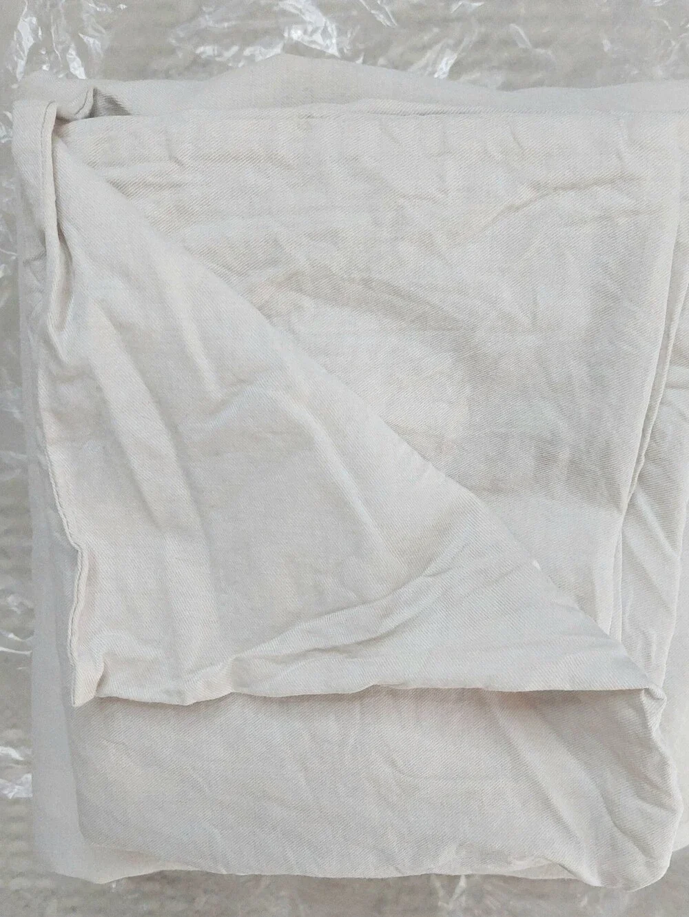 Quince Cotton & Cashmere Duvet Cover Natural Set! Full/ Queen (832)